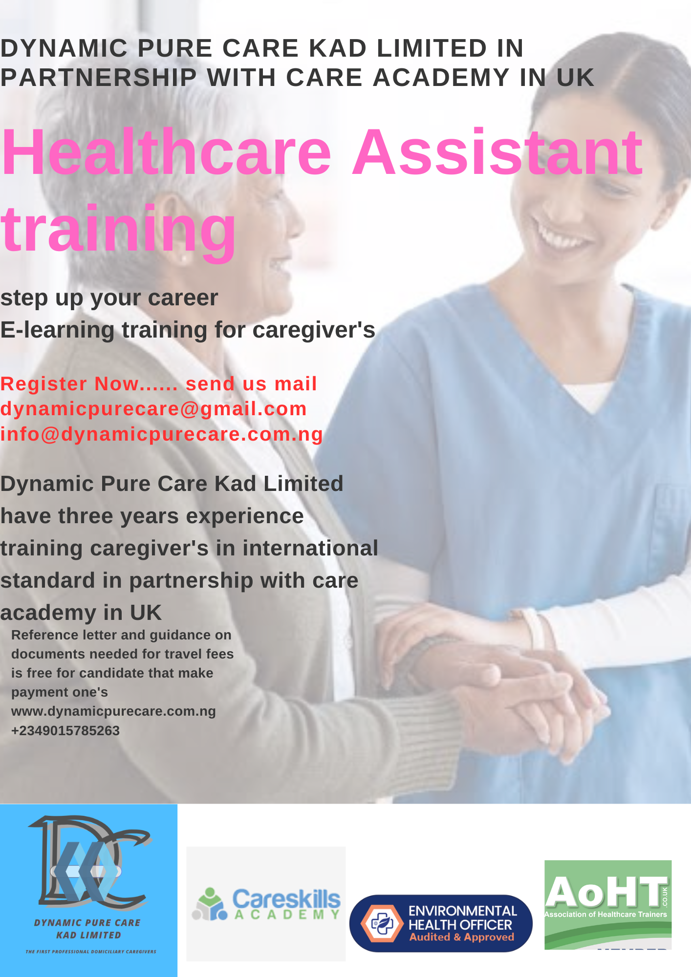 Online Caregiving Course NVQ LEVEL